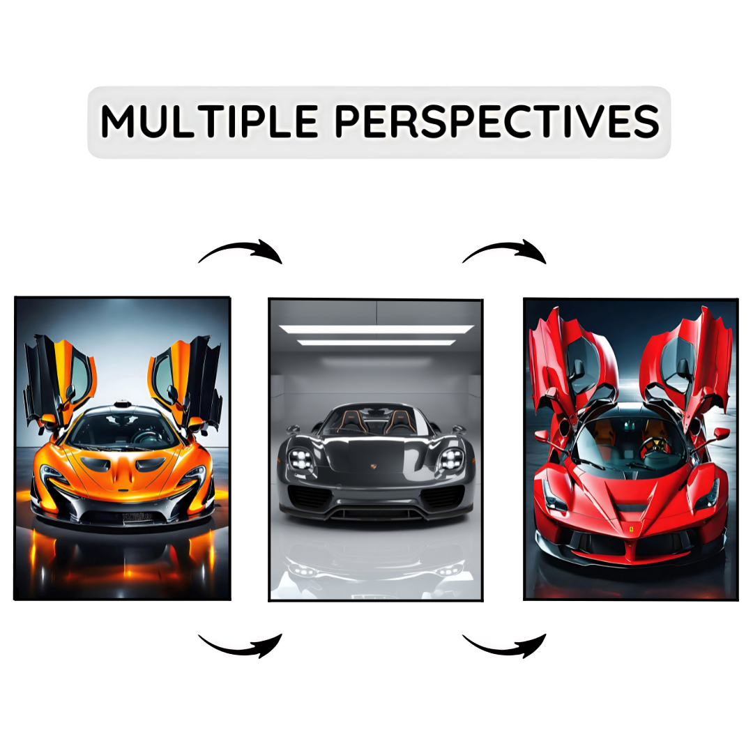 3D Car Posters