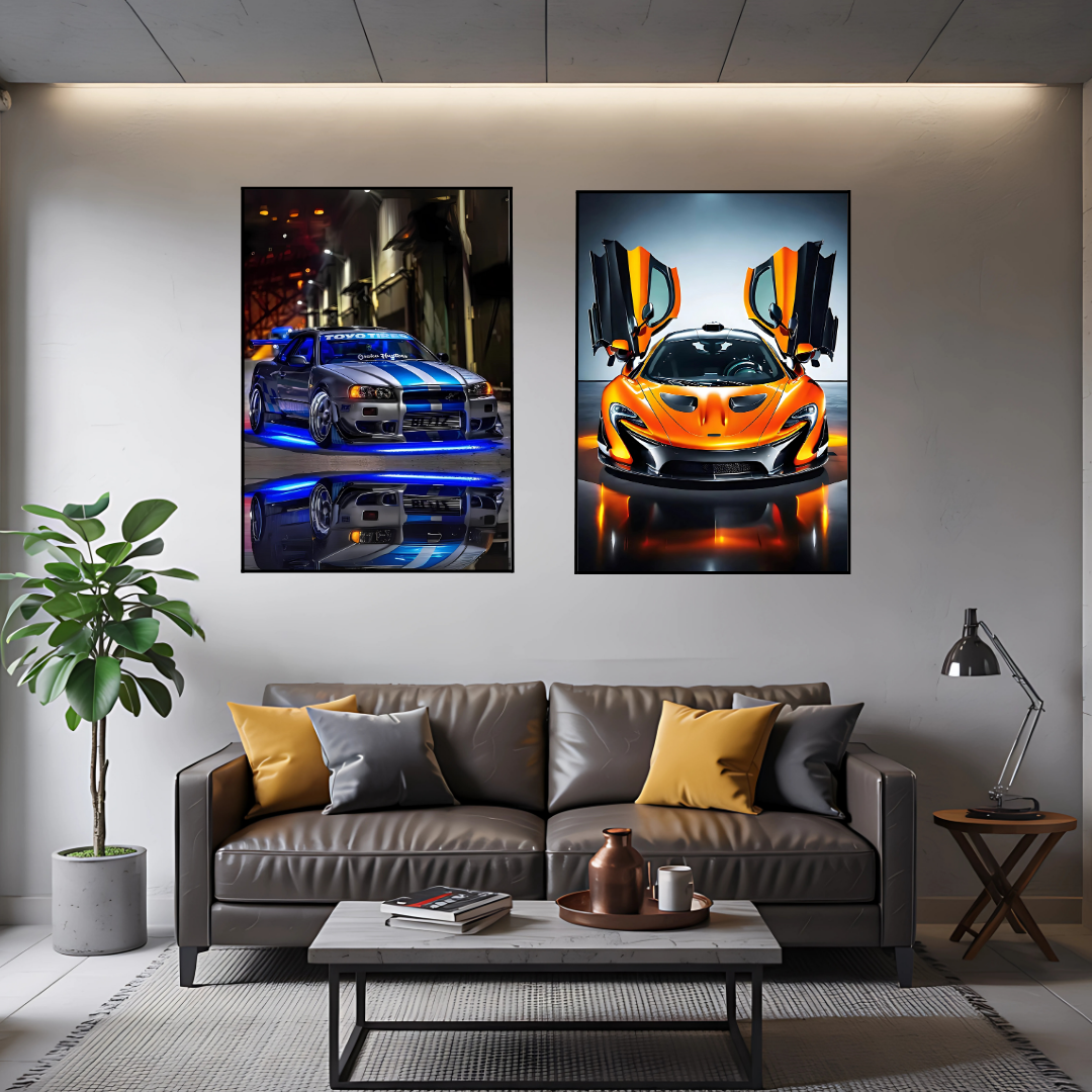 3D Car Posters