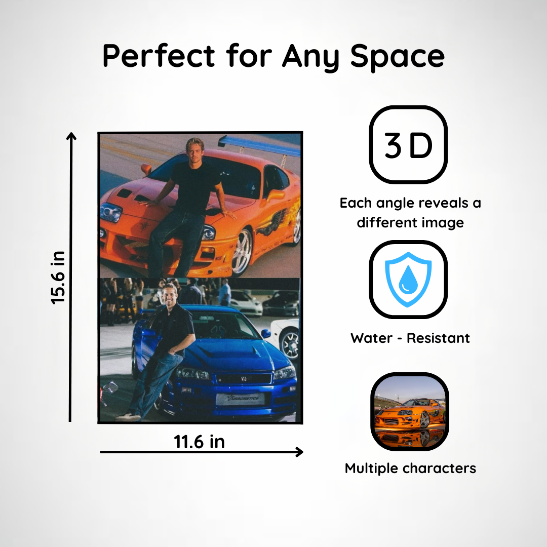 3D Car Posters